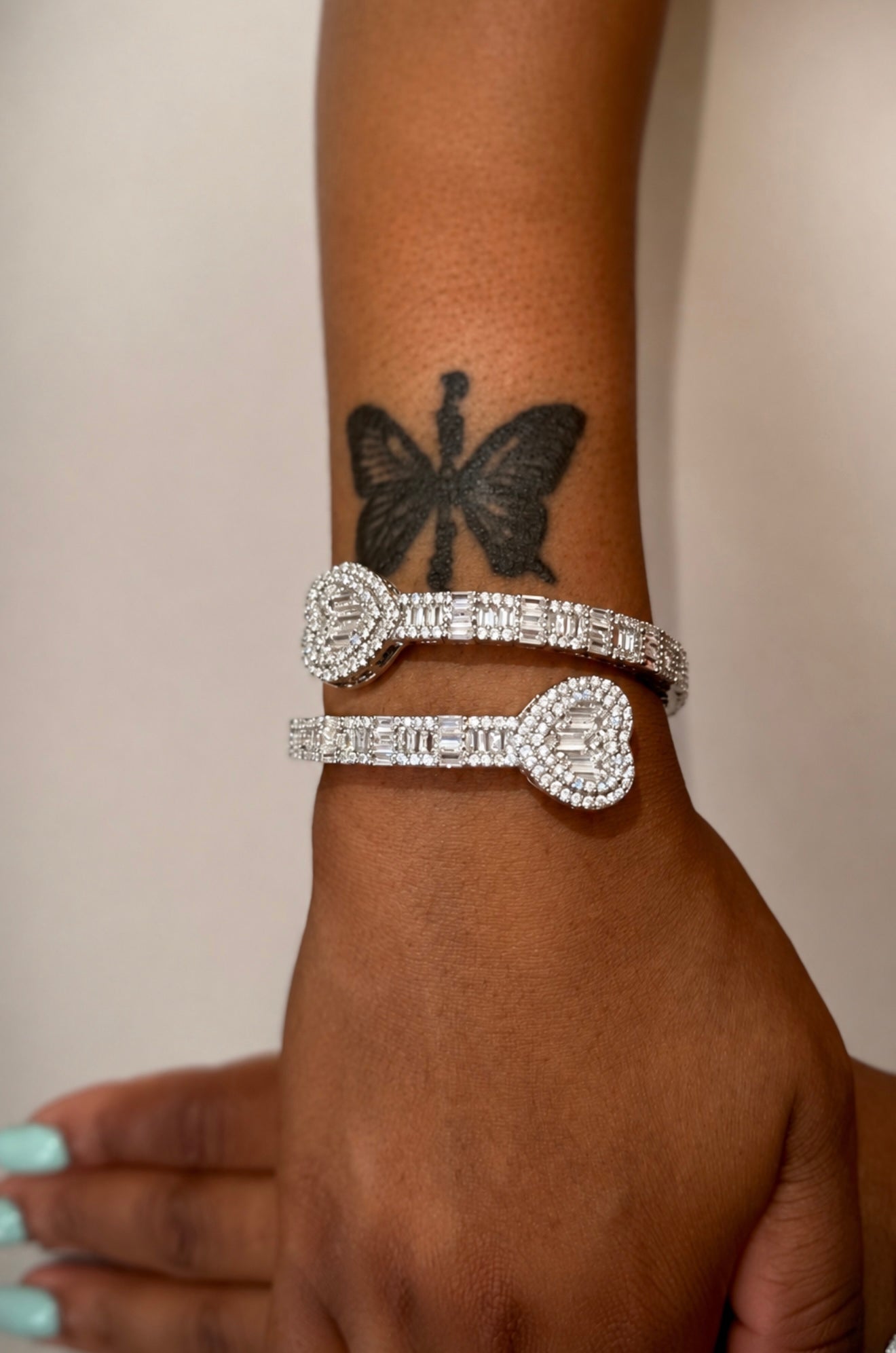 Halo Heart Bangle