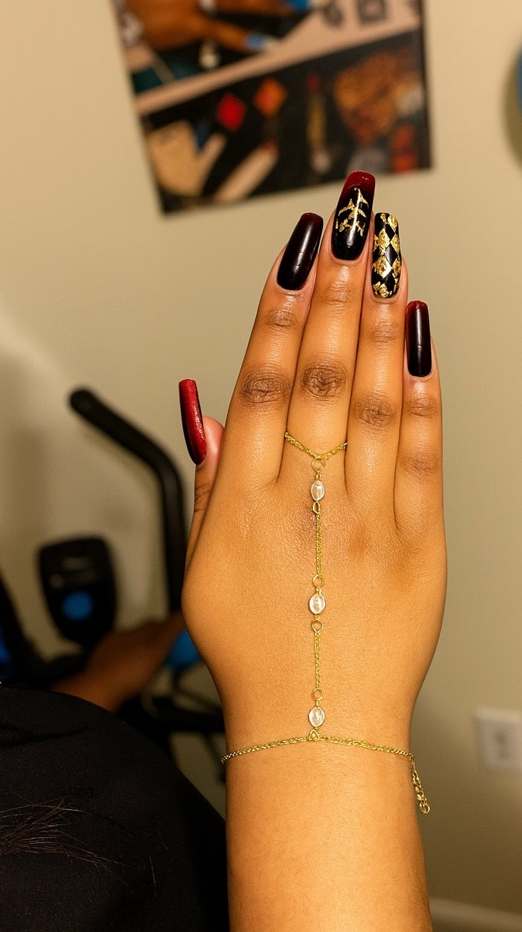 Golden Aura Hand Chain